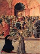 Fra Filippo Lippi Madonna and Child with Angels,Saints and Donor oil painting on canvas